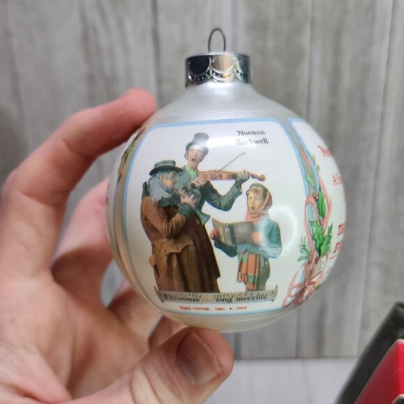 VTG Hallmark Keepsake Ornament Norman Rockwell The Saturday Evening Post - Picture 3 of 9